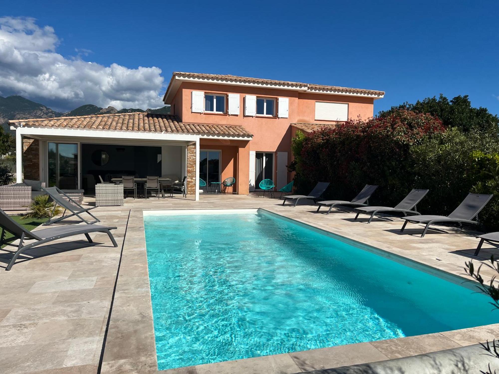 Villa Chez Geraldine Piscine Chauffee, Proche Plage Et Riviere Lecci Exterior foto